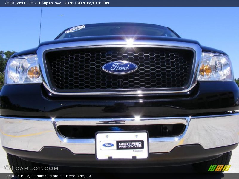 Black / Medium/Dark Flint 2008 Ford F150 XLT SuperCrew