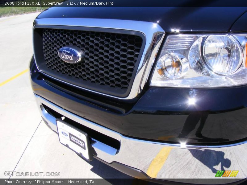 Black / Medium/Dark Flint 2008 Ford F150 XLT SuperCrew