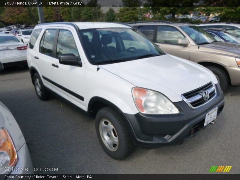 Taffeta White / Gray 2003 Honda CR-V LX