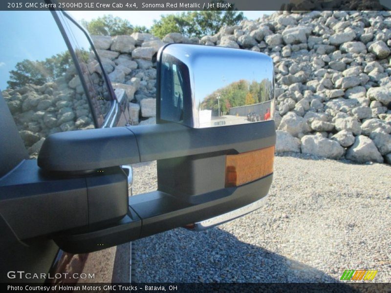 Sonoma Red Metallic / Jet Black 2015 GMC Sierra 2500HD SLE Crew Cab 4x4