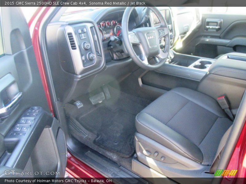 Sonoma Red Metallic / Jet Black 2015 GMC Sierra 2500HD SLE Crew Cab 4x4