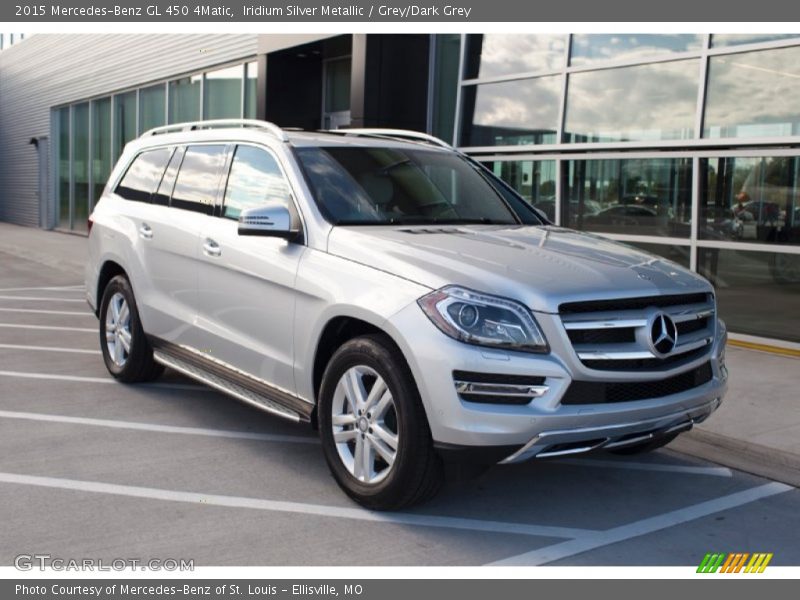 Iridium Silver Metallic / Grey/Dark Grey 2015 Mercedes-Benz GL 450 4Matic