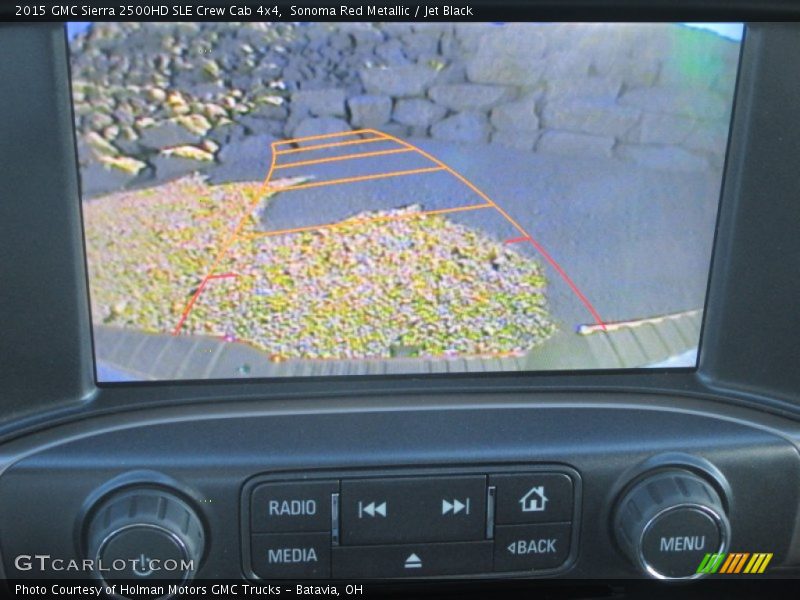 Sonoma Red Metallic / Jet Black 2015 GMC Sierra 2500HD SLE Crew Cab 4x4