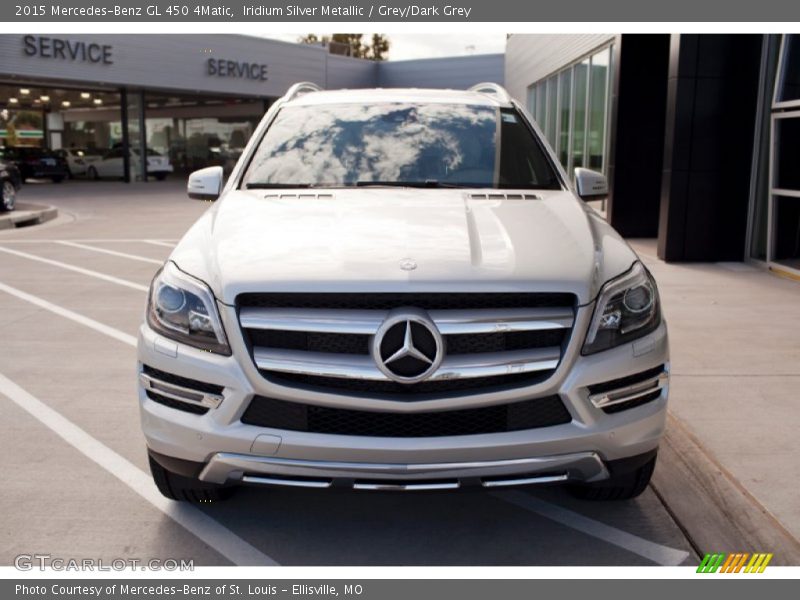 Iridium Silver Metallic / Grey/Dark Grey 2015 Mercedes-Benz GL 450 4Matic