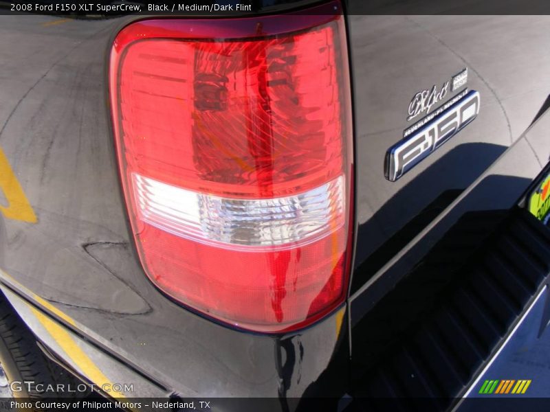Black / Medium/Dark Flint 2008 Ford F150 XLT SuperCrew