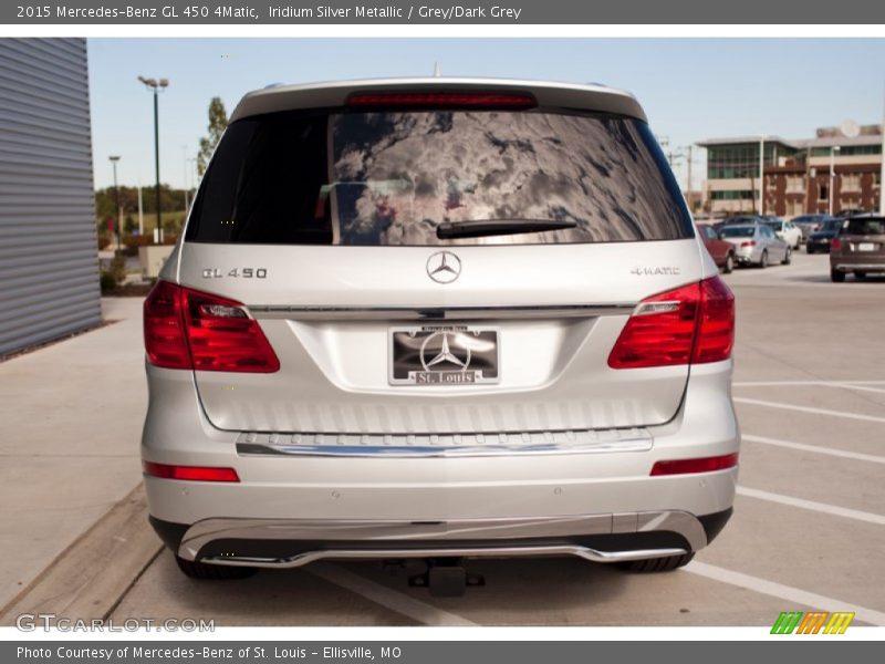 Iridium Silver Metallic / Grey/Dark Grey 2015 Mercedes-Benz GL 450 4Matic
