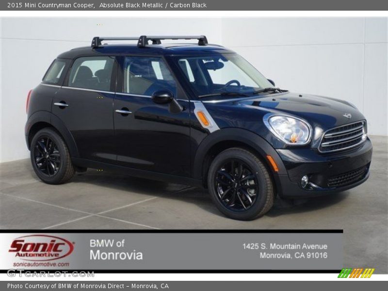 Absolute Black Metallic / Carbon Black 2015 Mini Countryman Cooper
