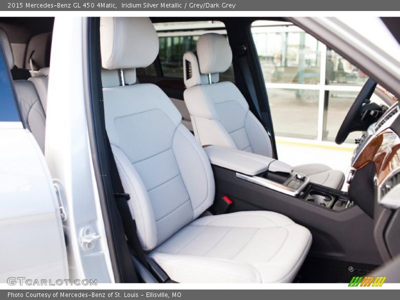 Iridium Silver Metallic / Grey/Dark Grey 2015 Mercedes-Benz GL 450 4Matic