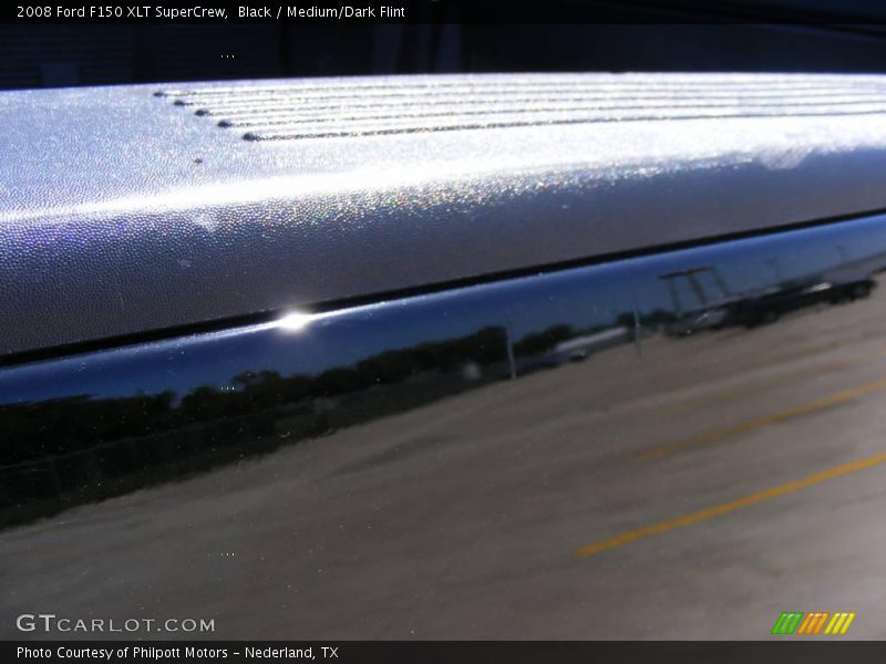 Black / Medium/Dark Flint 2008 Ford F150 XLT SuperCrew