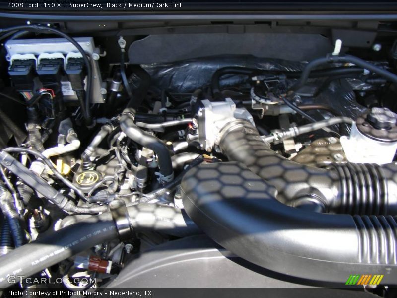 Black / Medium/Dark Flint 2008 Ford F150 XLT SuperCrew