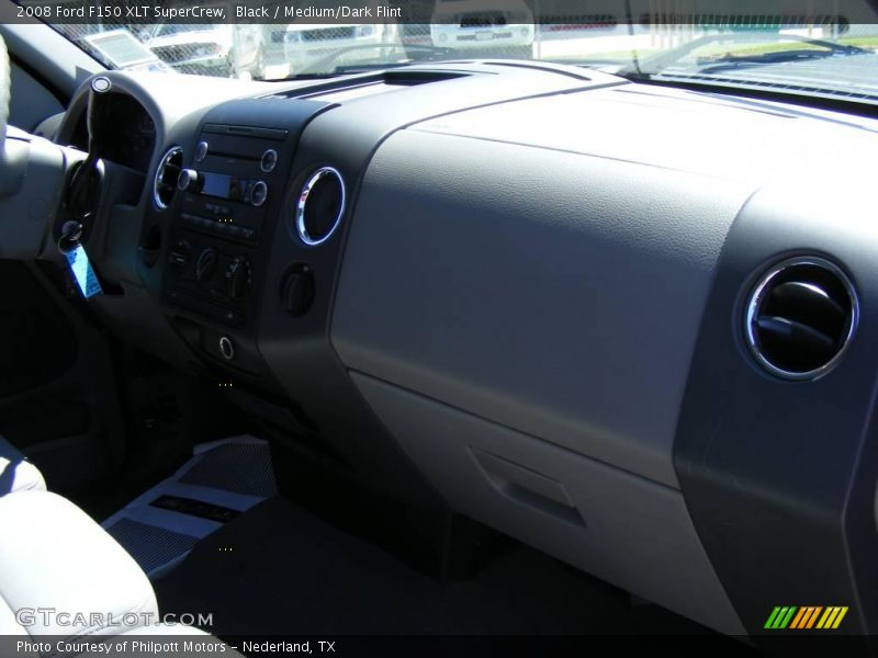 Black / Medium/Dark Flint 2008 Ford F150 XLT SuperCrew