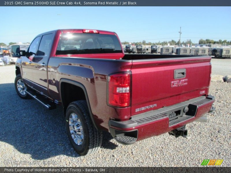Sonoma Red Metallic / Jet Black 2015 GMC Sierra 2500HD SLE Crew Cab 4x4
