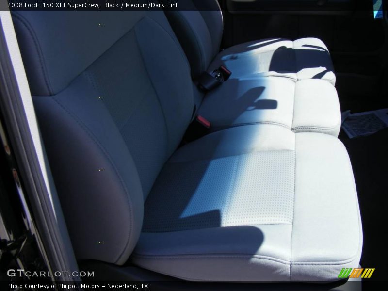 Black / Medium/Dark Flint 2008 Ford F150 XLT SuperCrew