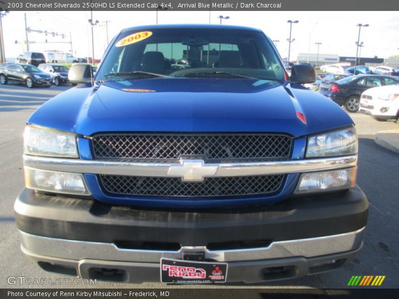 Arrival Blue Metallic / Dark Charcoal 2003 Chevrolet Silverado 2500HD LS Extended Cab 4x4