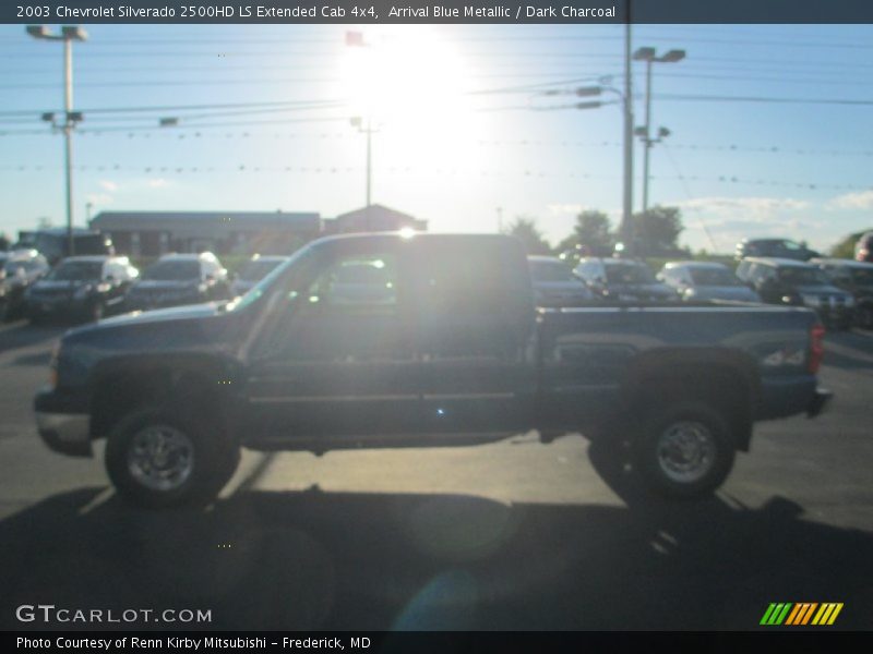 Arrival Blue Metallic / Dark Charcoal 2003 Chevrolet Silverado 2500HD LS Extended Cab 4x4