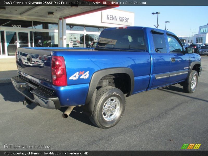 Arrival Blue Metallic / Dark Charcoal 2003 Chevrolet Silverado 2500HD LS Extended Cab 4x4