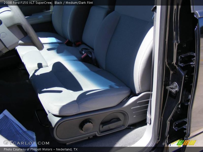 Black / Medium/Dark Flint 2008 Ford F150 XLT SuperCrew