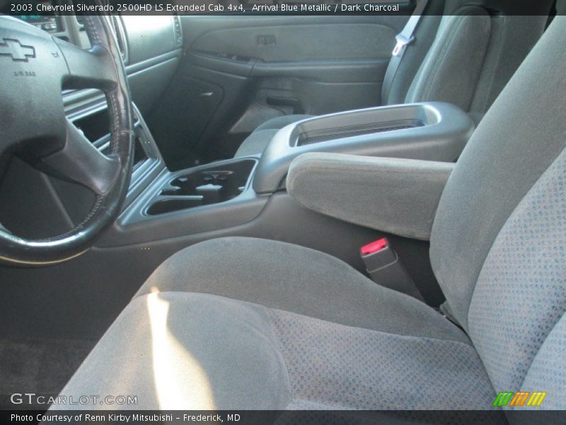 Arrival Blue Metallic / Dark Charcoal 2003 Chevrolet Silverado 2500HD LS Extended Cab 4x4
