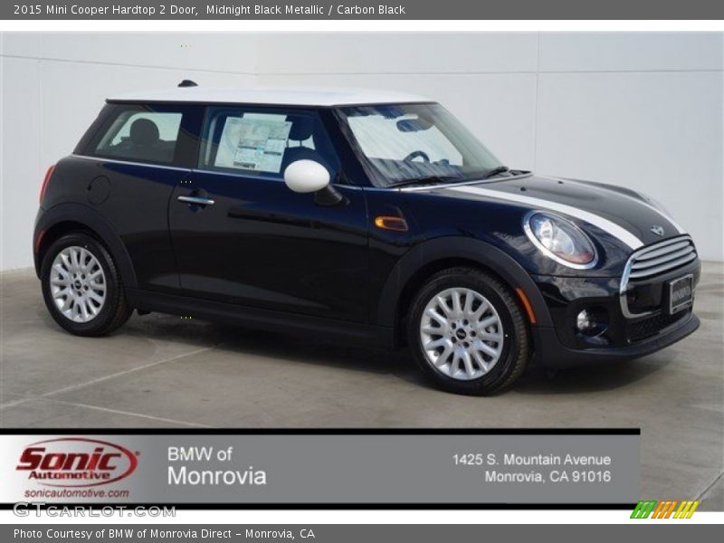 Midnight Black Metallic / Carbon Black 2015 Mini Cooper Hardtop 2 Door