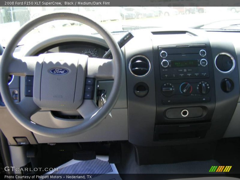 Black / Medium/Dark Flint 2008 Ford F150 XLT SuperCrew