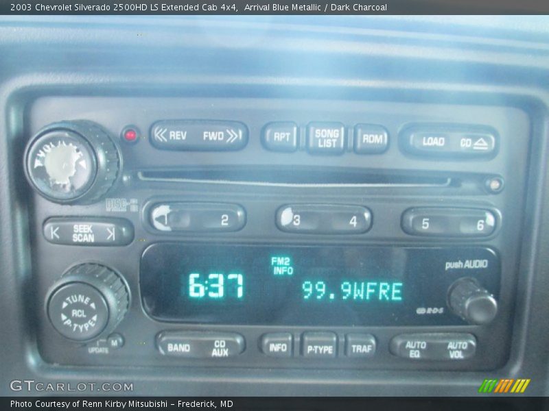 Arrival Blue Metallic / Dark Charcoal 2003 Chevrolet Silverado 2500HD LS Extended Cab 4x4