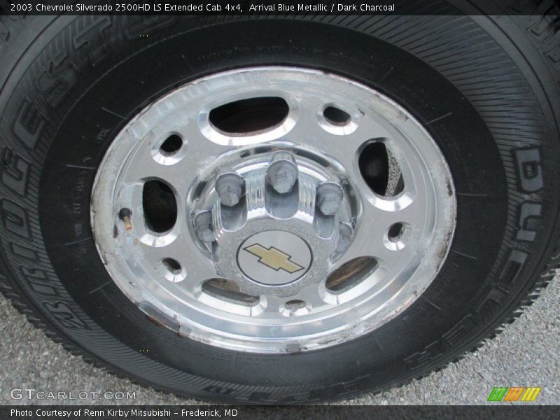 Arrival Blue Metallic / Dark Charcoal 2003 Chevrolet Silverado 2500HD LS Extended Cab 4x4