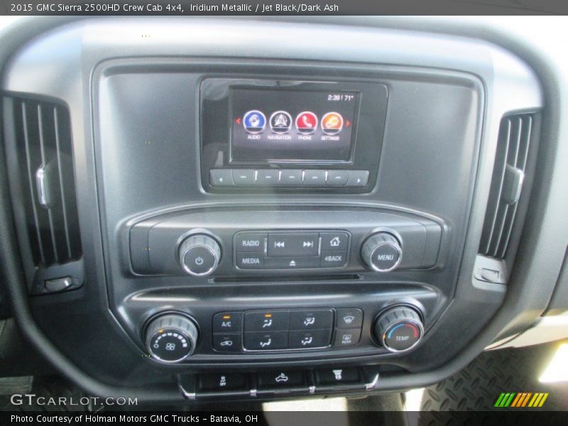 Iridium Metallic / Jet Black/Dark Ash 2015 GMC Sierra 2500HD Crew Cab 4x4