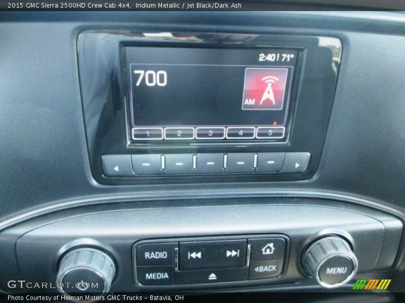 Iridium Metallic / Jet Black/Dark Ash 2015 GMC Sierra 2500HD Crew Cab 4x4