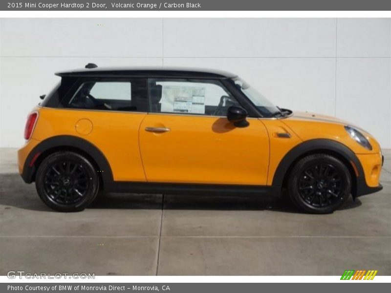 Volcanic Orange / Carbon Black 2015 Mini Cooper Hardtop 2 Door