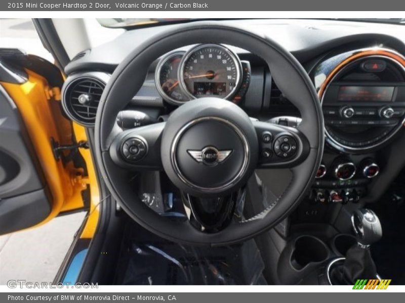 Volcanic Orange / Carbon Black 2015 Mini Cooper Hardtop 2 Door