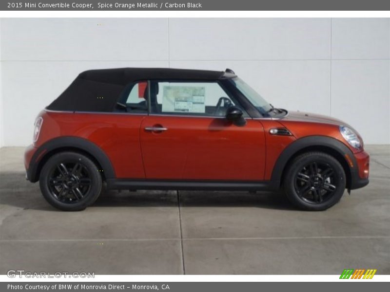  2015 Convertible Cooper Spice Orange Metallic