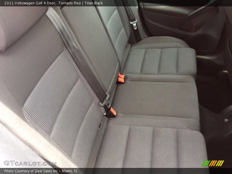 Tornado Red / Titan Black 2011 Volkswagen Golf 4 Door