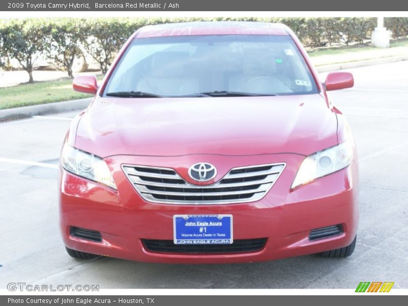 Barcelona Red Metallic / Ash 2009 Toyota Camry Hybrid