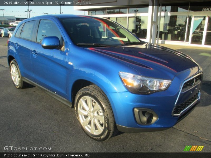 Octane Blue / Black 2015 Mitsubishi Outlander Sport ES