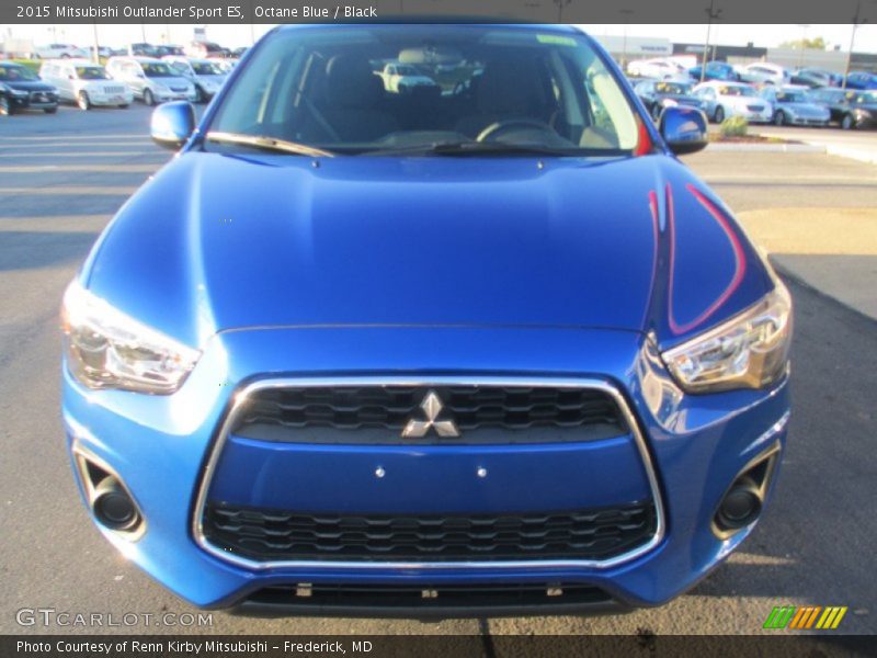 Octane Blue / Black 2015 Mitsubishi Outlander Sport ES