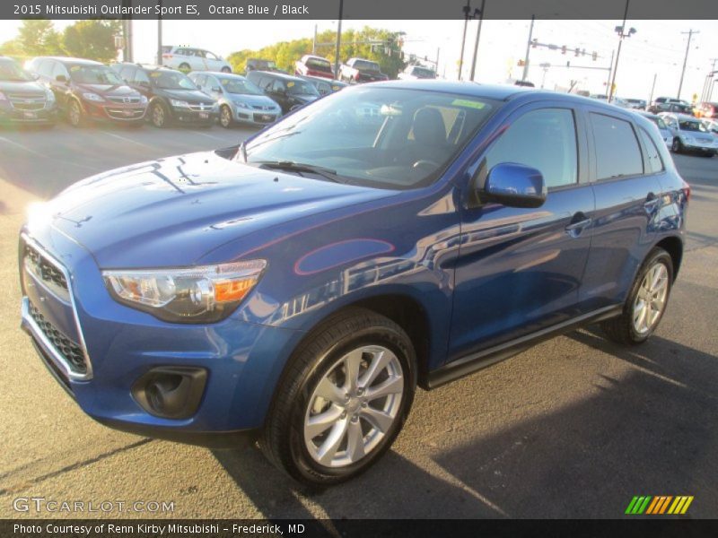 Octane Blue / Black 2015 Mitsubishi Outlander Sport ES