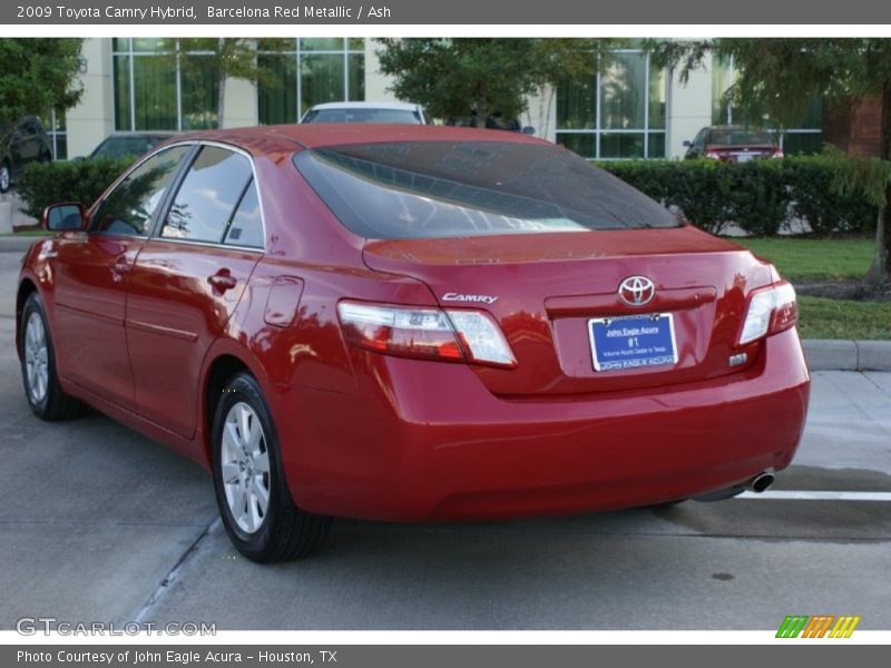 Barcelona Red Metallic / Ash 2009 Toyota Camry Hybrid