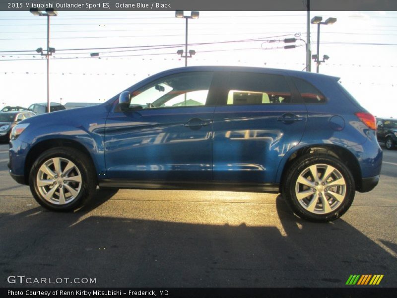 Octane Blue / Black 2015 Mitsubishi Outlander Sport ES