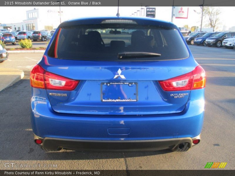 Octane Blue / Black 2015 Mitsubishi Outlander Sport ES