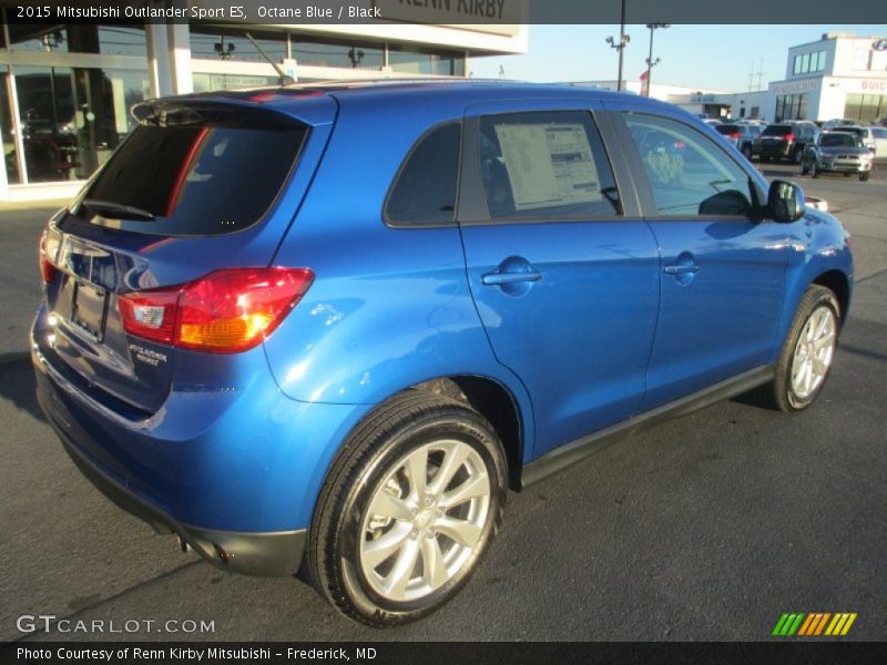 Octane Blue / Black 2015 Mitsubishi Outlander Sport ES