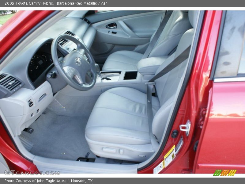 Barcelona Red Metallic / Ash 2009 Toyota Camry Hybrid