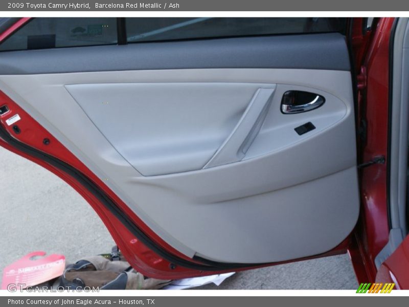 Barcelona Red Metallic / Ash 2009 Toyota Camry Hybrid