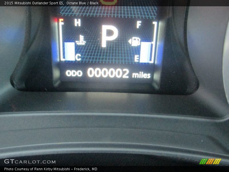Octane Blue / Black 2015 Mitsubishi Outlander Sport ES