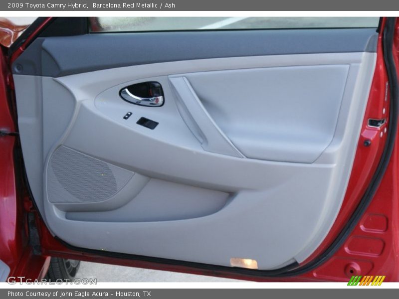 Barcelona Red Metallic / Ash 2009 Toyota Camry Hybrid