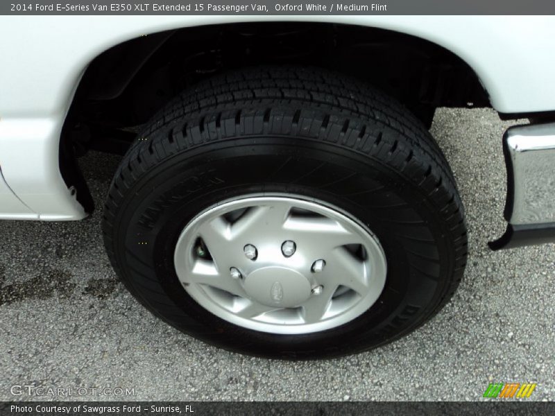 Oxford White / Medium Flint 2014 Ford E-Series Van E350 XLT Extended 15 Passenger Van