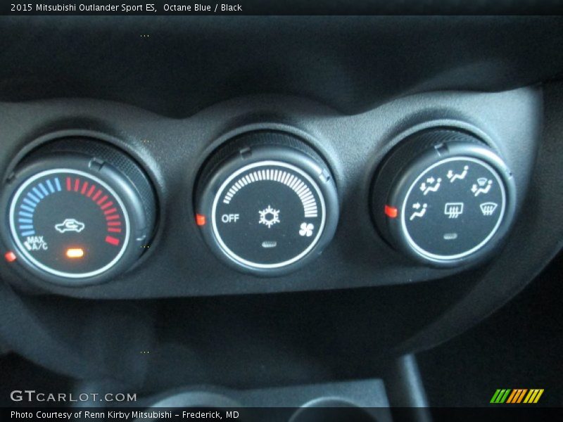 Octane Blue / Black 2015 Mitsubishi Outlander Sport ES