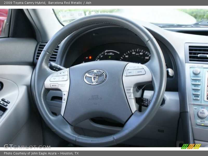 Barcelona Red Metallic / Ash 2009 Toyota Camry Hybrid
