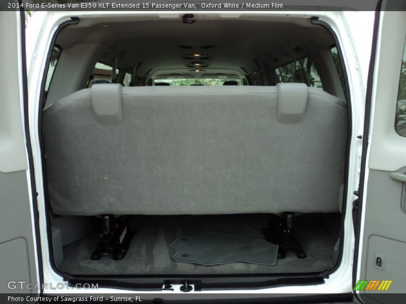 Oxford White / Medium Flint 2014 Ford E-Series Van E350 XLT Extended 15 Passenger Van