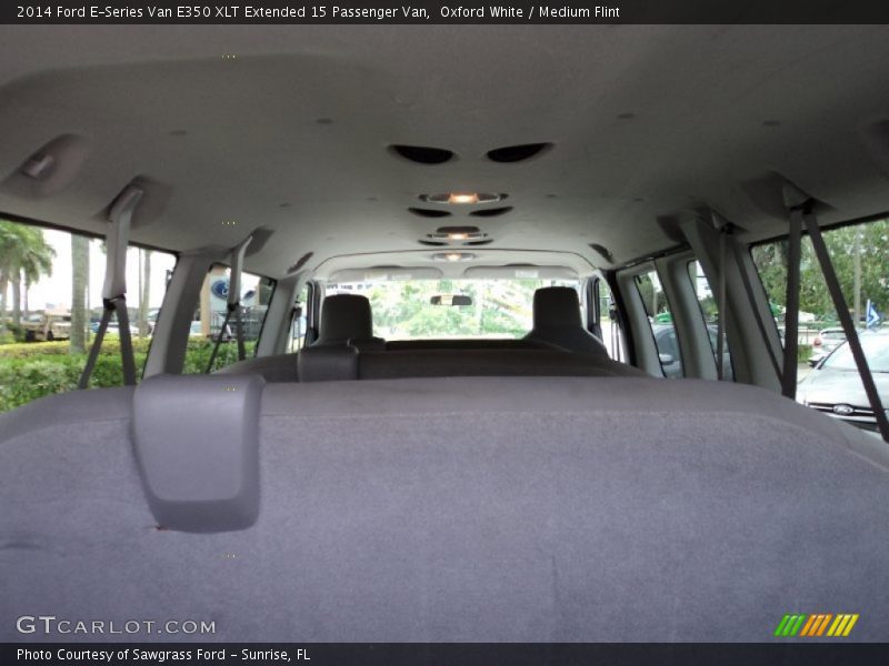Oxford White / Medium Flint 2014 Ford E-Series Van E350 XLT Extended 15 Passenger Van
