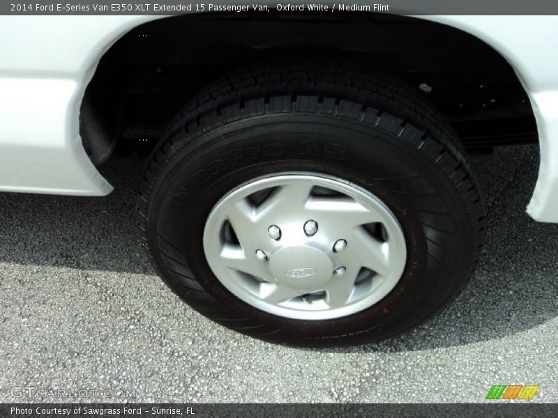 Oxford White / Medium Flint 2014 Ford E-Series Van E350 XLT Extended 15 Passenger Van